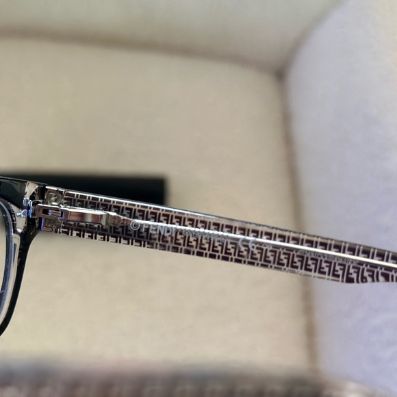Fendi Women's Rectangular Glasses Frames with Case FF0004 - Picture 6 of 12